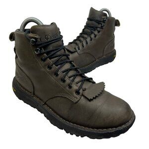 Danner Women's Logger 917 GTX Leather Boots Green Size 8M Vibram Sole